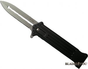 4 1/2 Inch Closed Joker Spring Assist Knife Plain Blade