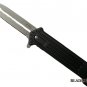 4 1/2 Inch Closed Joker Spring Assist Knife Plain Blade
