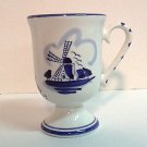  Pedestal Mugs - Delftware - 4pc. Set - kitchen