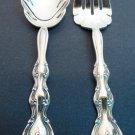 Fancy 2pc Serving Set International Siverplate NICE !