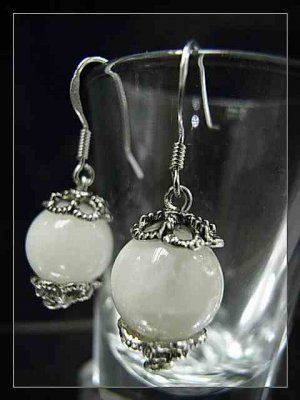 moonstone earring