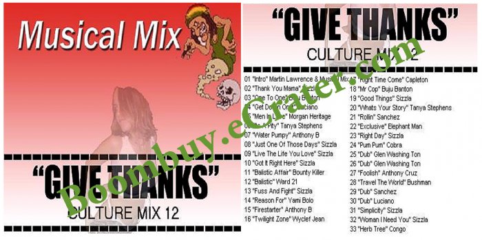 Musical Mix: Give Thanks Culture Vol. 12