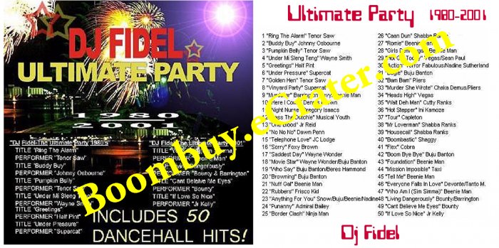 Dj Fidel: Ultimate Party Mix ( 1980-2001 )