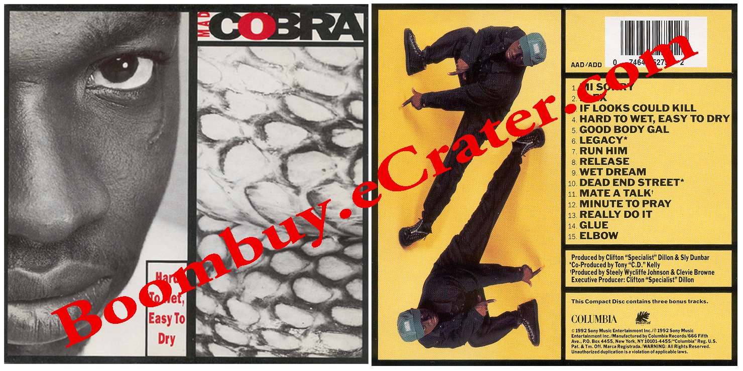 Mad Cobra: Hard To Wet Easy To Dry