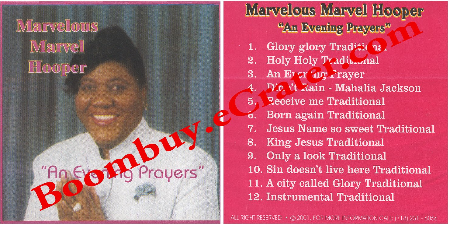 Marveolous Marvel Hooper: An Evening Prayer