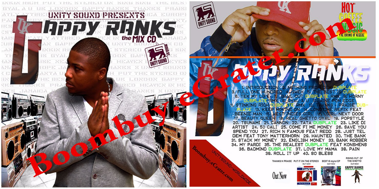Unity Sound System: Gappy Ranks the Mix cd (***2011 Release )