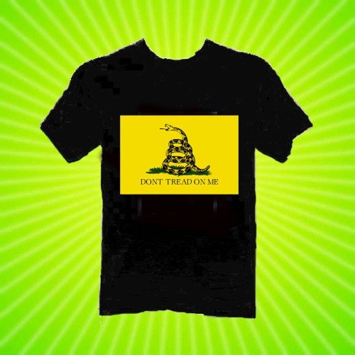 Gadsden Flag Tea Party Don't Tread on Me T-Shirt New 8 Sizes 2 Colors