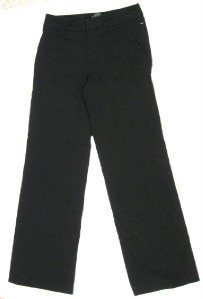 WOMANS BANANA REPUBLIC BLACK STRETCH PANTS SLACKS 6 EUC