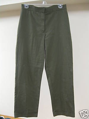 Womens RALPH LAUREN Sage Green Dress Pants Size 4 EUC