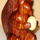 Squirrel Wooden Statue