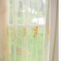 Embroidered Butterfly Sheer Panels - Light Yellow