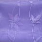 Scroll-embroidered Sheer Panels, light purple