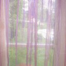 Purple and Gold Stripe Sheer Panels