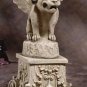 27072 Alabastrite Gargoyle On Pedestal