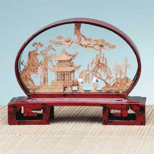 24574 Oblong Case Cork Sculpture