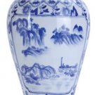 30691 Oriental Vase - Blue & White