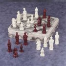 31351 Mandarin Ivory-Like Dragon Chess Set