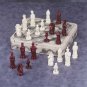 31351 Mandarin Ivory-Like Dragon Chess Set