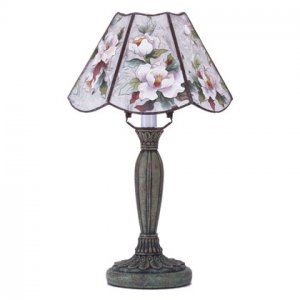 34784 Magnolia Painted Lamp