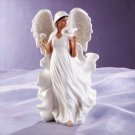 31717 Porcelain Afro-American Angel With Dove