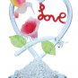 30255 Spun Glass Hummingbird "Love"