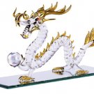30306 Spun Glass Gold-Plated Dragon
