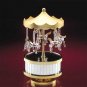 22770 Musical Glass Circus Top Carousel