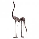 30754 Brass Verdigris-finished Crane Duo