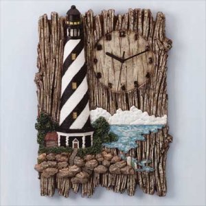 31415 Alabastrite Lighthouse Wall Clock