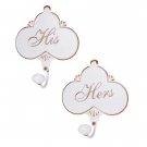 35523 His and Hers Towel Hangers