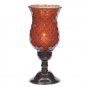 35621 Amber Mosaic Candleholders