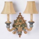 35650 FRUITS DOUBLE SCONCE LAMP