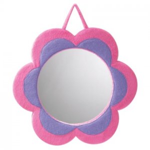 35736 Plush Flower Mirror