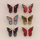 20100 1 DZ Brass Butterfly Pins (Retail - 1.29ea.)