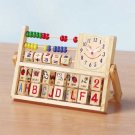 24648 Wood Educational Toy With Clock