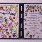 25014 Simulated Stained Glass "Friendship" Plaque