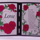 25500 Simulated Stained Glass "Love" Plaque