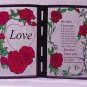 25500 Simulated Stained Glass "Love" Plaque