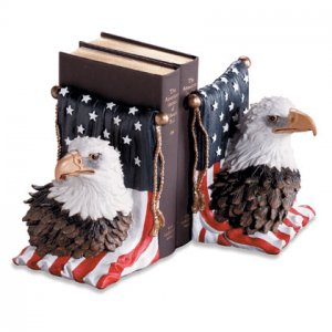 29193 Alabastrite American Eagle Bookends