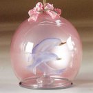 29207 Glass Christmas Ornament "Dolphins"