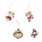 29694 4-Piece Alabastrite Assorted Christmas Ornament