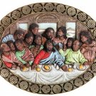 30088 Alabastrite "Last Supper" Oval Plaque
