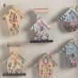 30210 Mini Birdhouse Magnetic Memo Holders