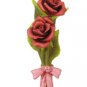 30272 Alabastrite Rose Glass Bud Vase