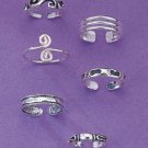 30924 1 DZ Trendy Toe Rings (Retail - 4.99ea.)