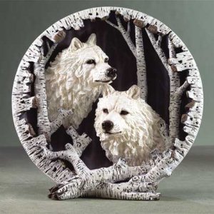 31047 Alabastrite White Wolve Plate
