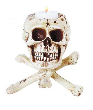 31079 Skull on Bone Tripod