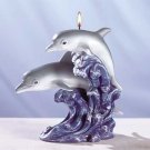 31297 Double Dolphin On Wave Candle