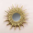 31397 Gold Plated Sun Ray Mirror