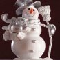 31540 Alabastrite Snowman With Tophat & Broom